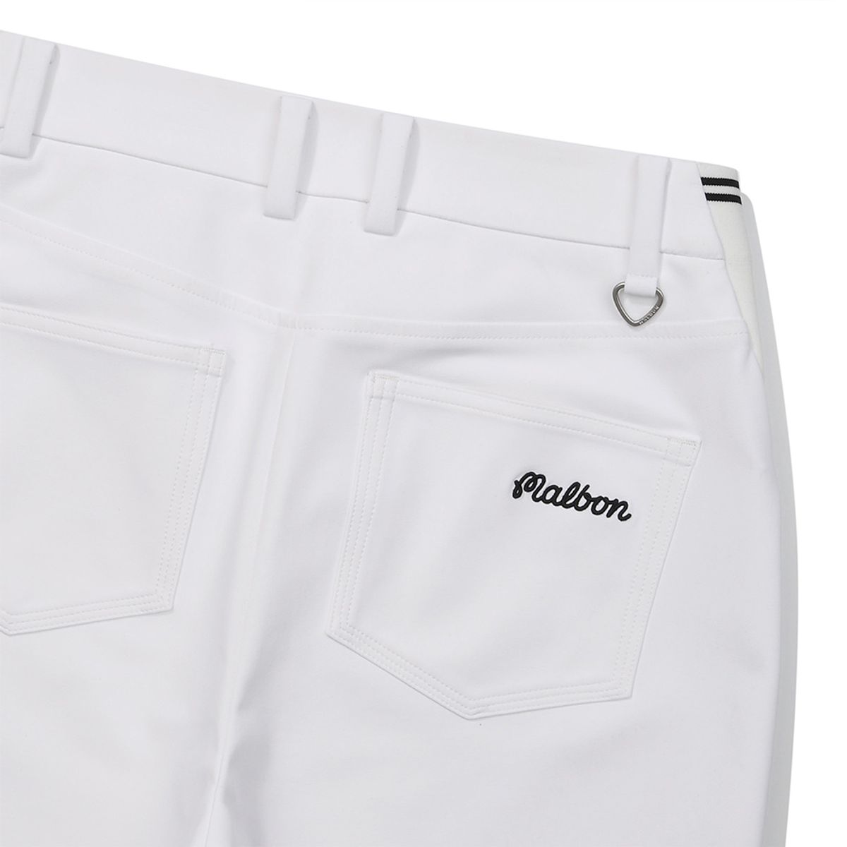 말본 골프(MALBON GOLF) 여성 세미 부츠컷 골프 팬츠 WHITE (WOMAN)