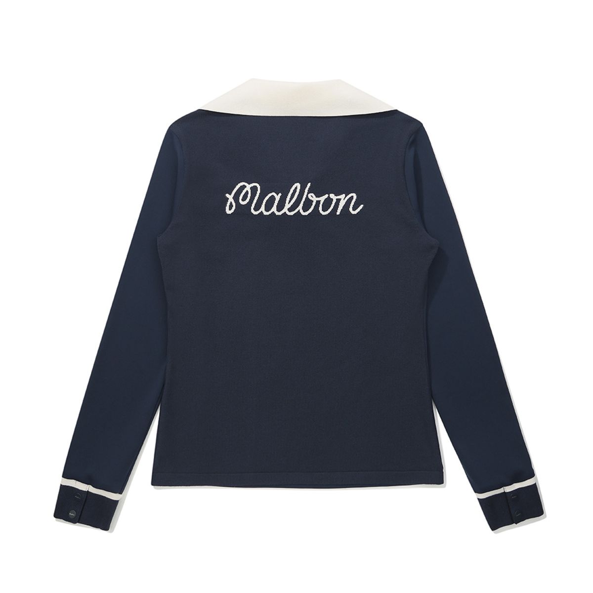 말본 골프(MALBON GOLF) 니트 하이브리드 카라티 NAVY (WOMAN)