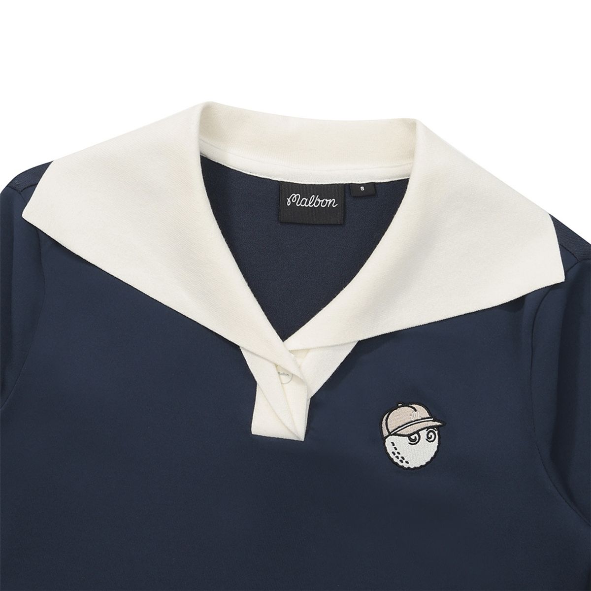 말본 골프(MALBON GOLF) 니트 하이브리드 카라티 NAVY (WOMAN)
