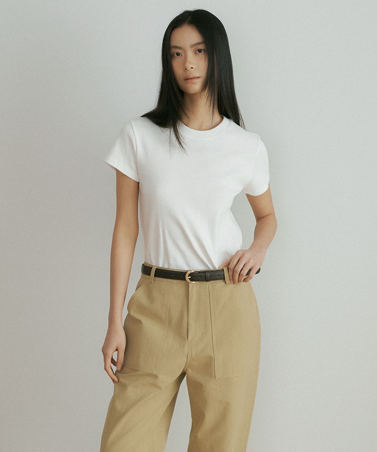 링서울(LINGSEOUL) [2PACK] classic cotton round t-shirts (4color)