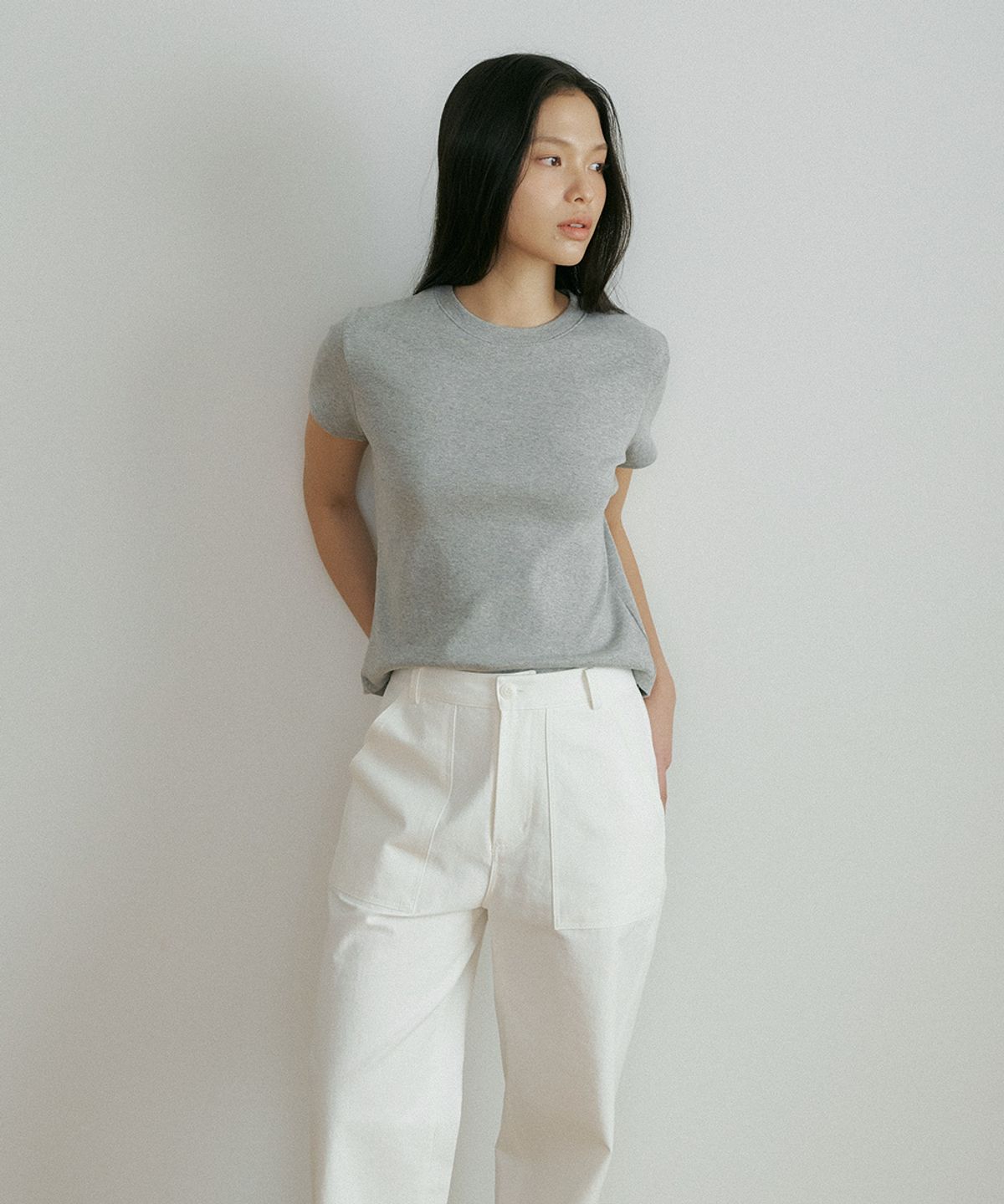 링서울(LINGSEOUL) [2PACK] classic cotton round t-shirts (4color)