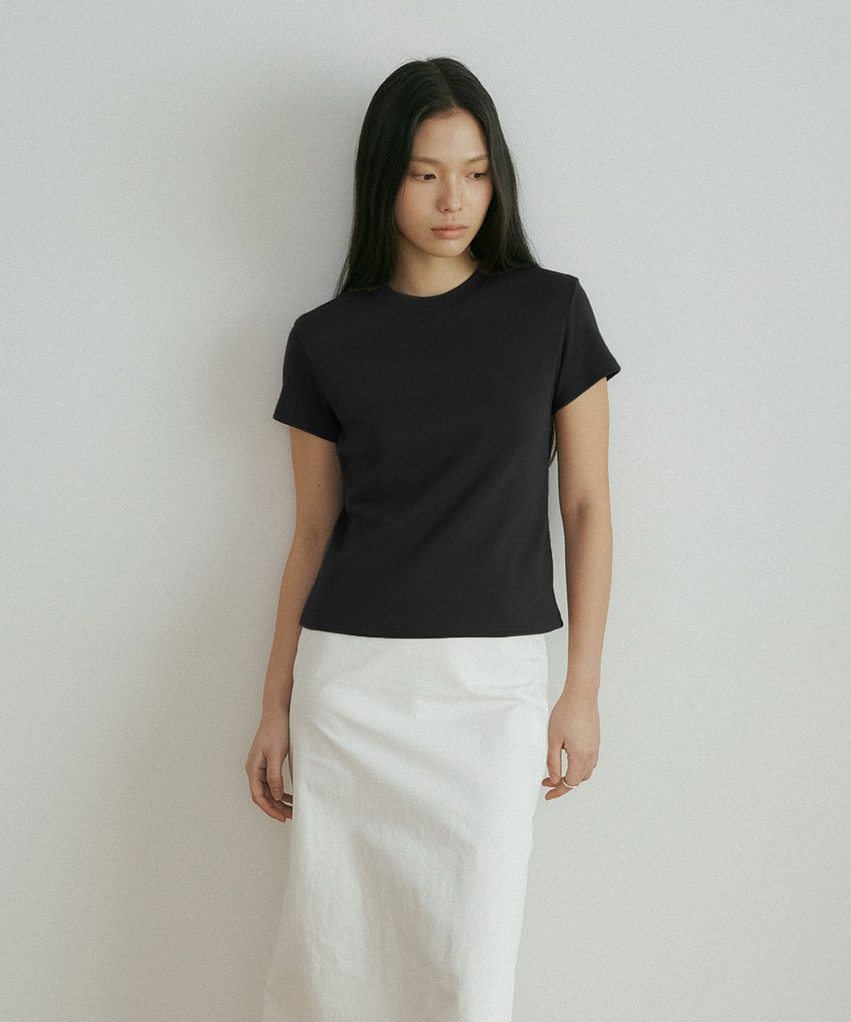 링서울(LINGSEOUL) [2PACK] classic cotton round t-shirts (4color)