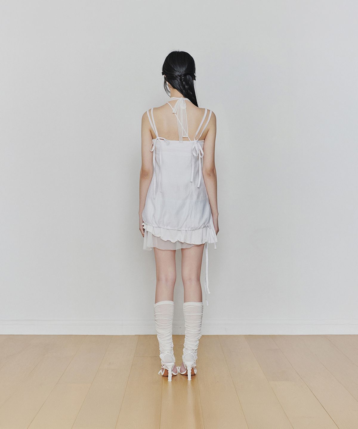 페인오어플레져(PAINORPLEASURE) PURITY DRESS white