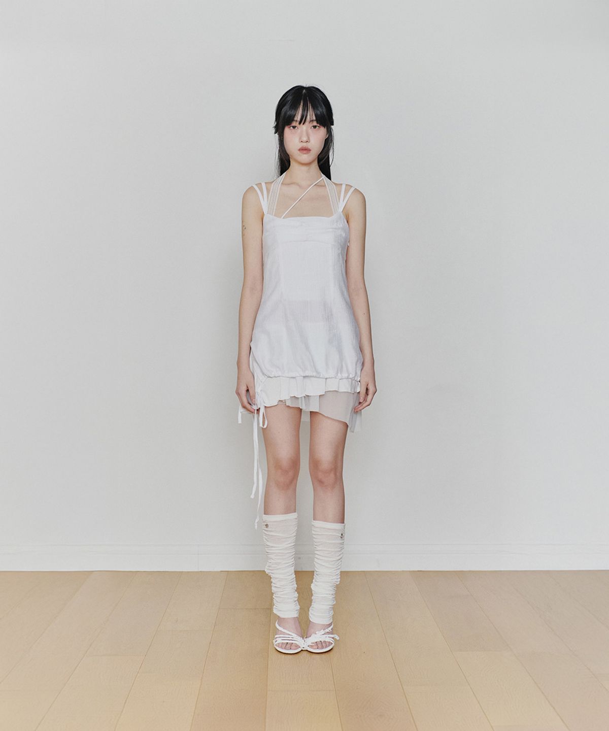 페인오어플레져(PAINORPLEASURE) PURITY DRESS white