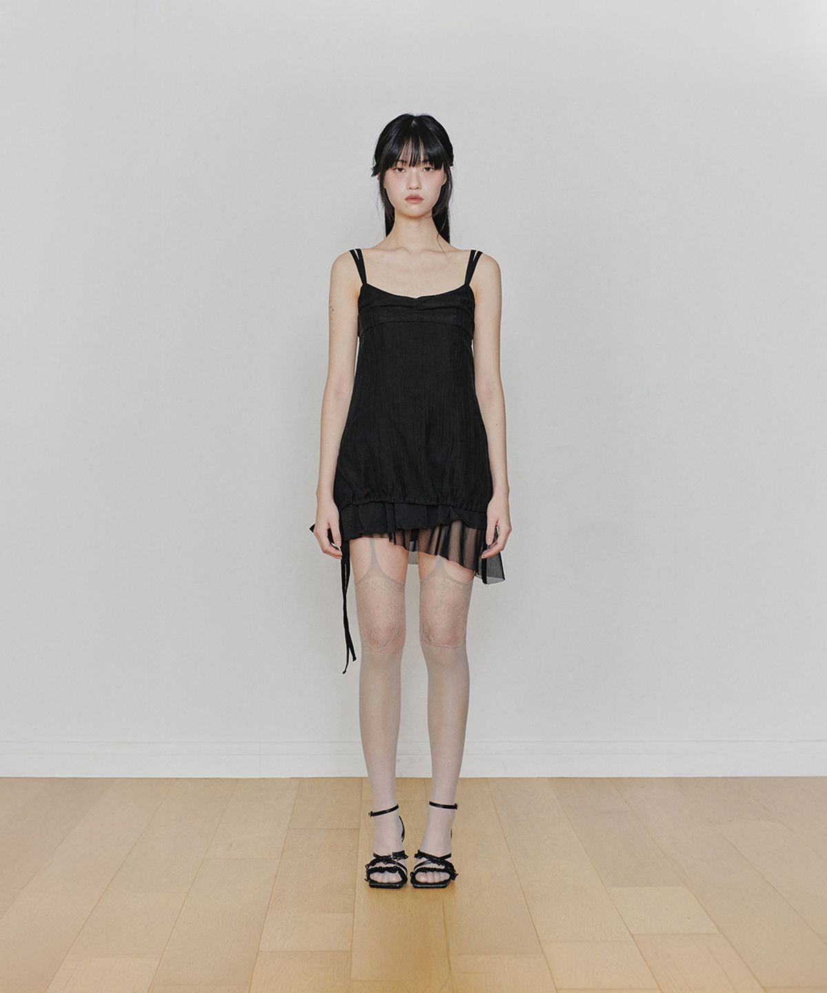 페인오어플레져(PAINORPLEASURE) PURITY DRESS black