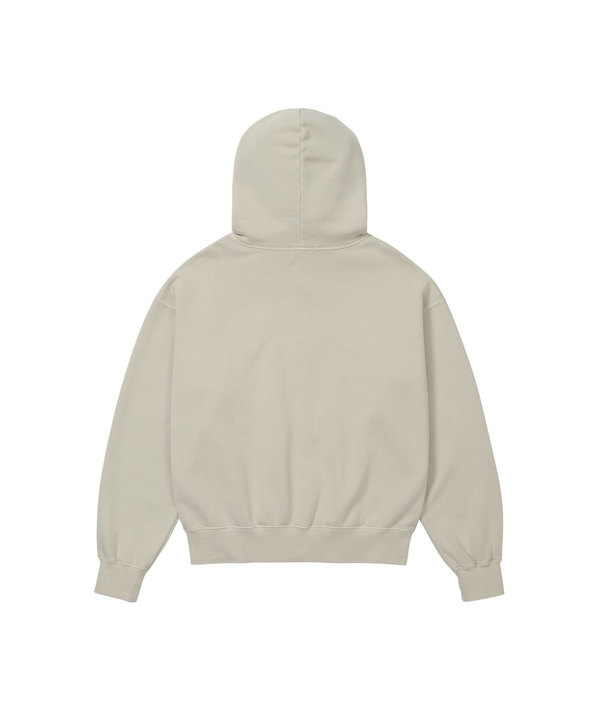 웰빙익스프레스(WELLBEING EXPRESS) Logo Patch Zipup Hoodie Beige