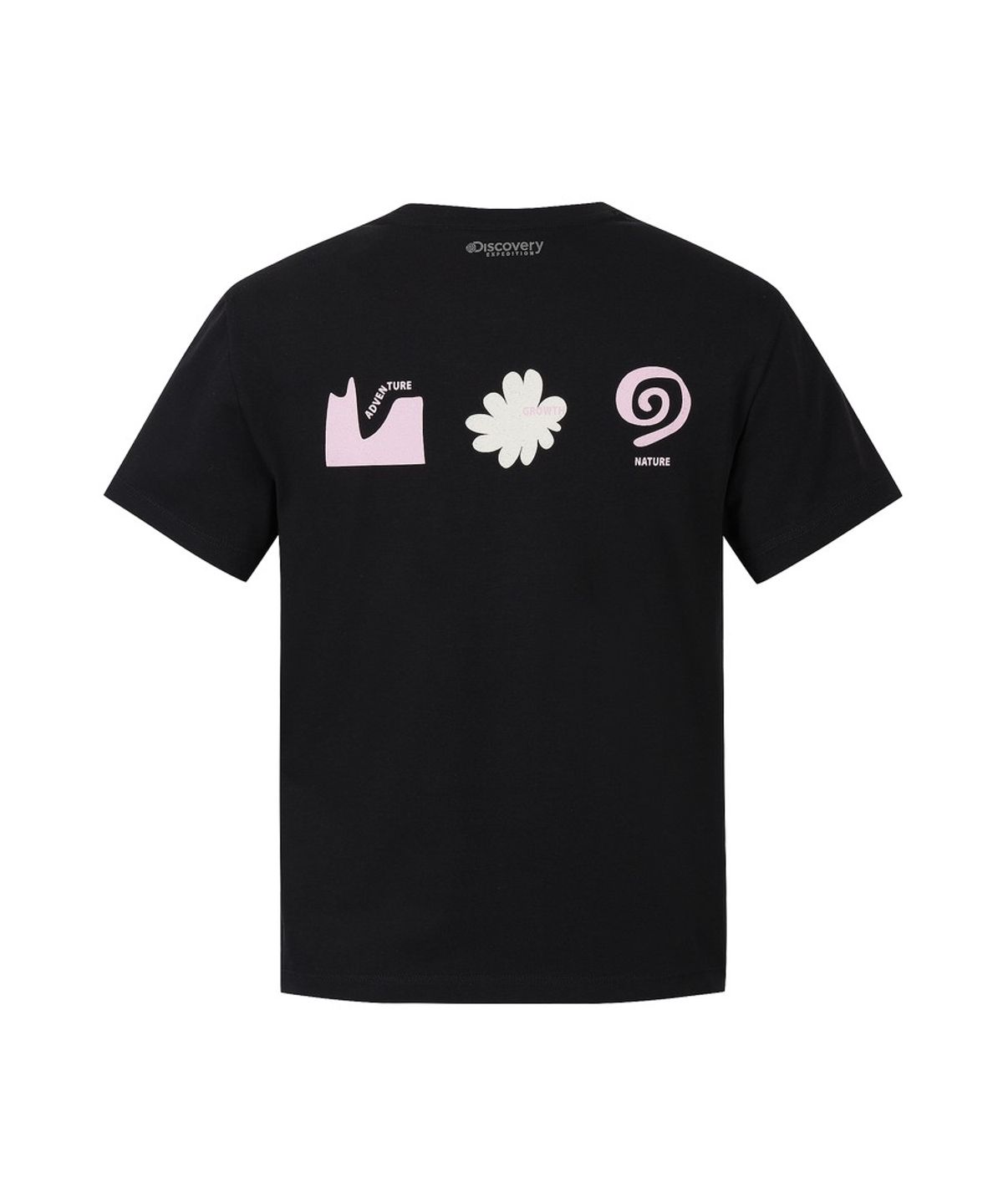 디스커버리 익스페디션(DISCOVERY EXPEDITION) 여성 프레시벤트 네이처 크롭 반팔티셔츠 (BLACK)