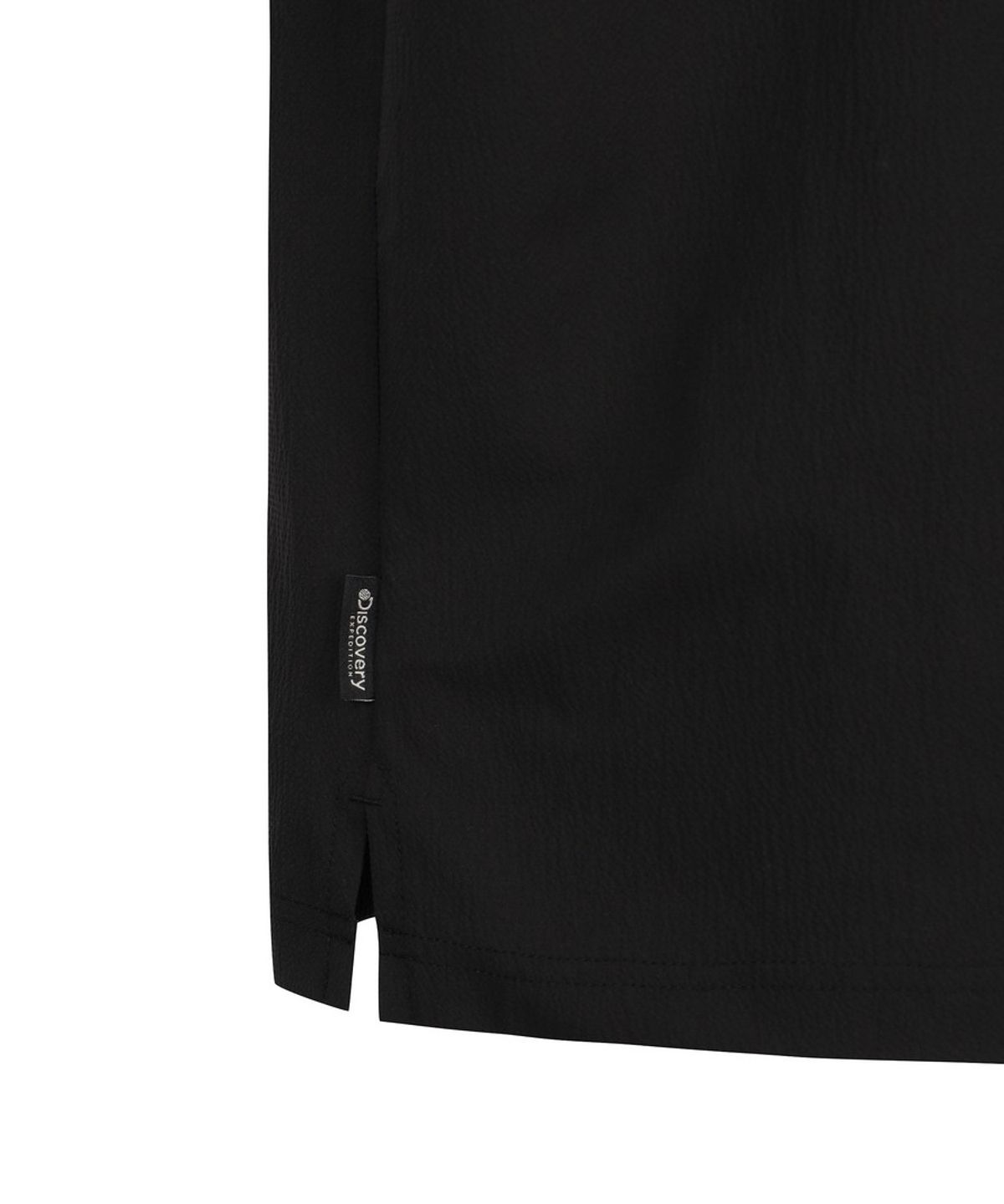 디스커버리 익스페디션(DISCOVERY EXPEDITION) 남성 시어서커 우븐 카라티 (BLACK)