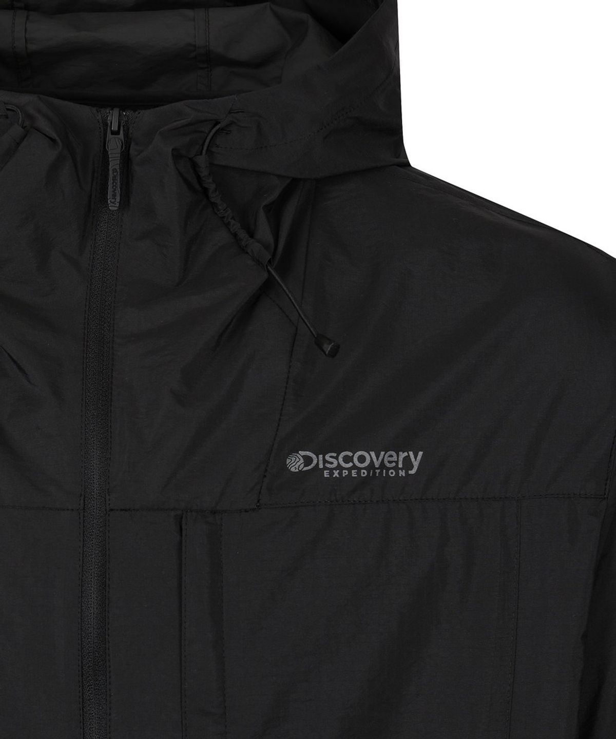 디스커버리 익스페디션(DISCOVERY EXPEDITION) 남성 프레시벤트2.0 UV 후드챙 자켓 (BLACK)