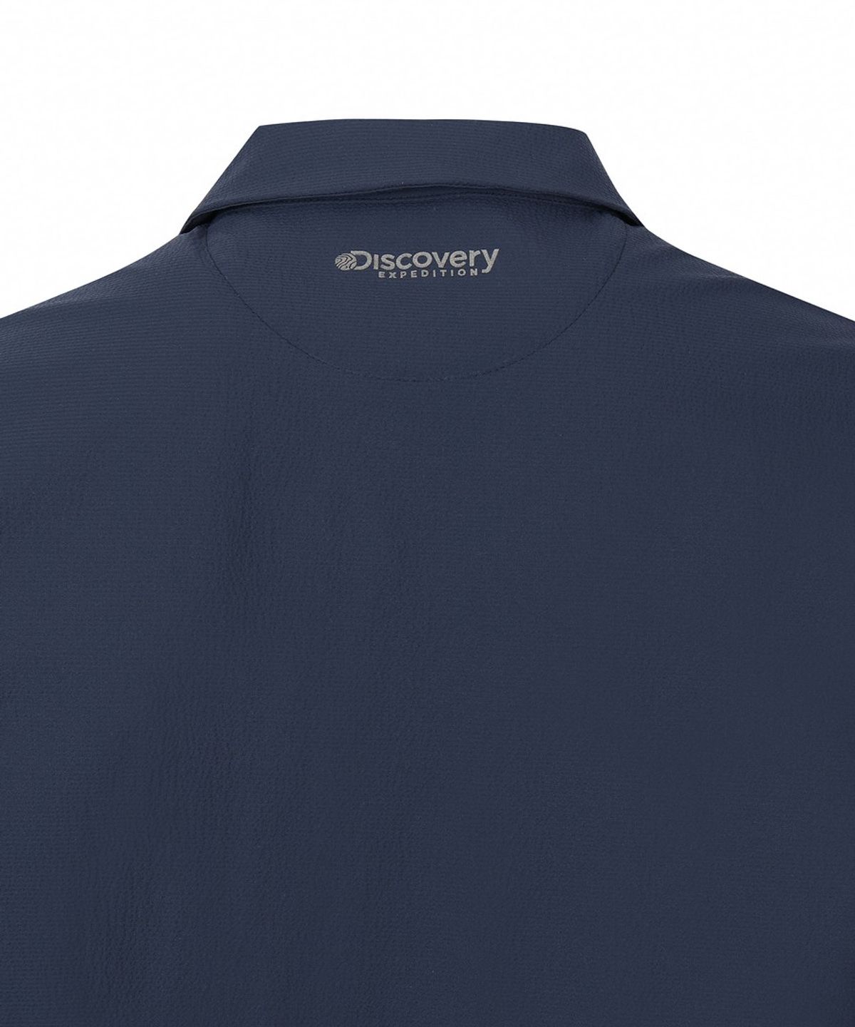 디스커버리 익스페디션(DISCOVERY EXPEDITION) 남성 시어서커 우븐 카라티 (D/NAVY)