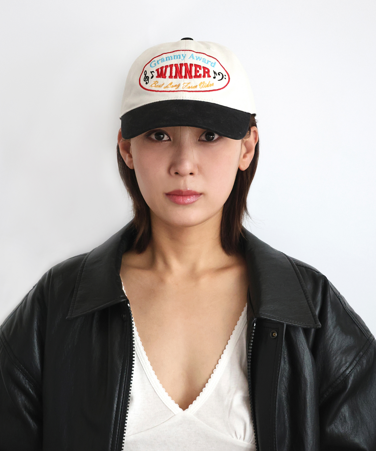레어 온 레어(RARE ON RARE) 그래미 어워즈 캡 모자 (워시드 레드)