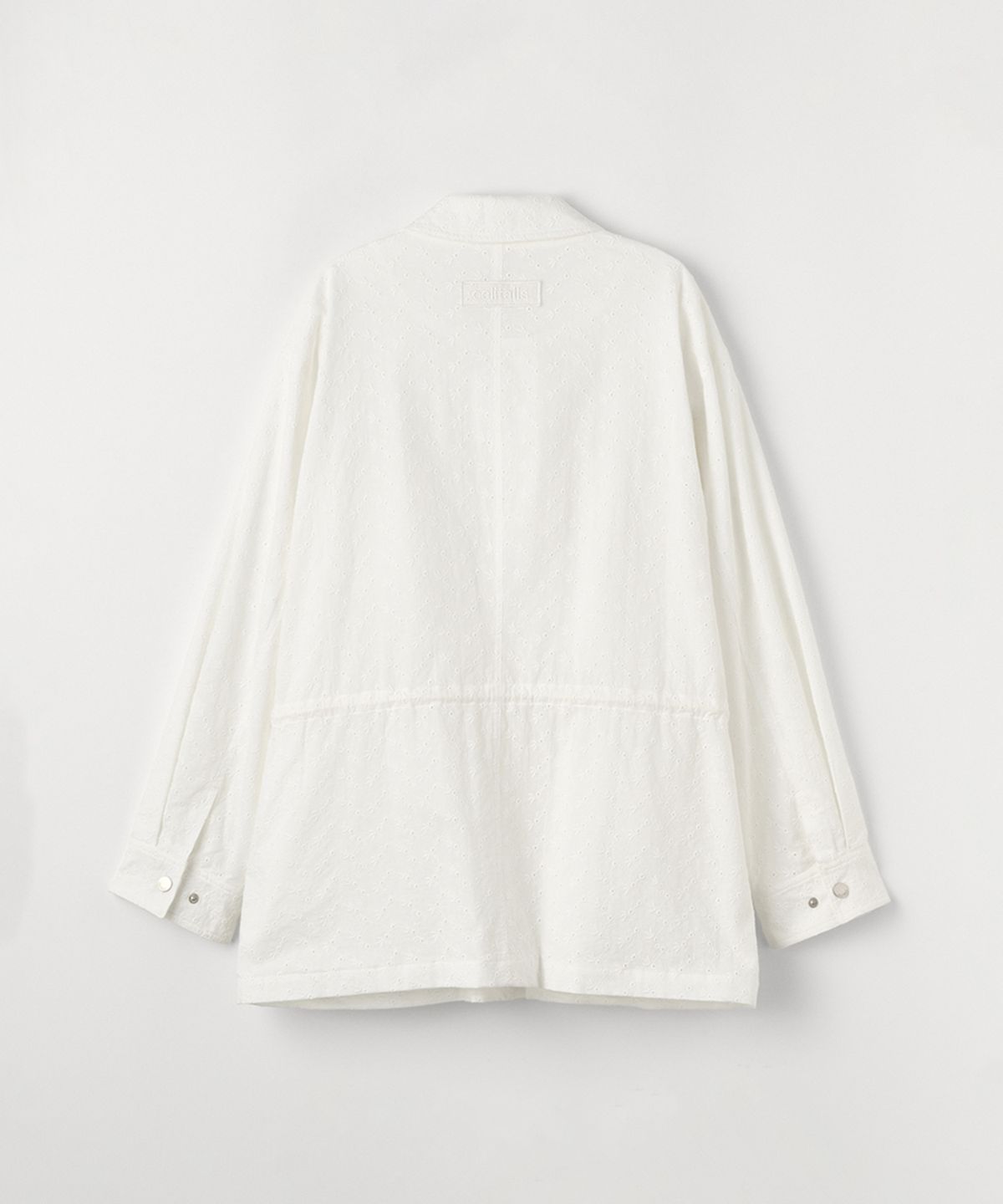 셀리테일즈(CELITAILS) EYELET COTTON FIELD JACKET_WHITE