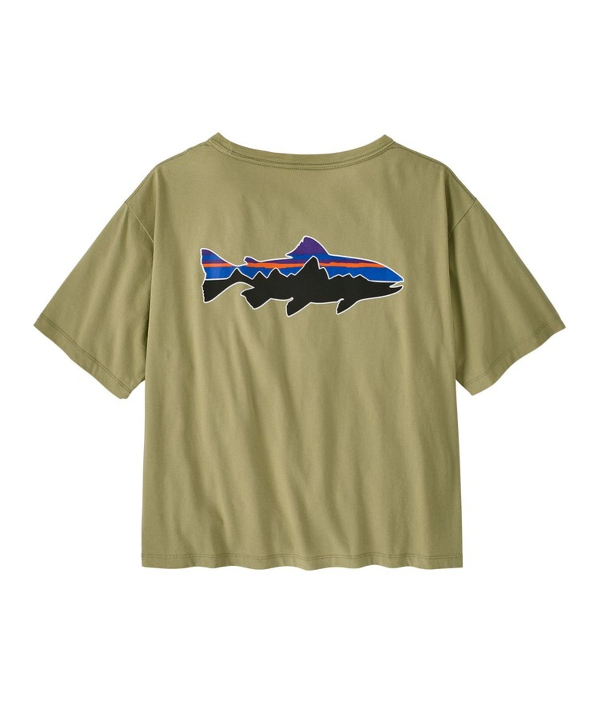 파타고니아(PATAGONIA) 우먼즈 피츠로이 트라우트 이지 컷 티셔츠 / 37851R5