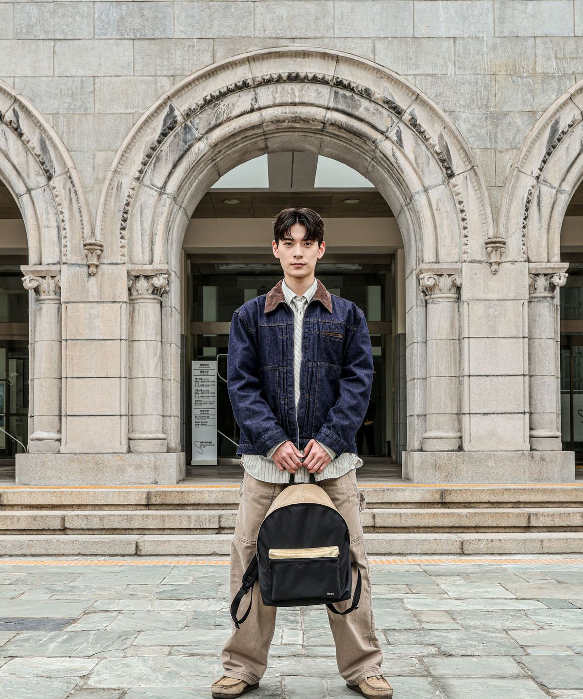 119레오(119REO) 열공 세트 클래식 백팩 + 소방호스 필통