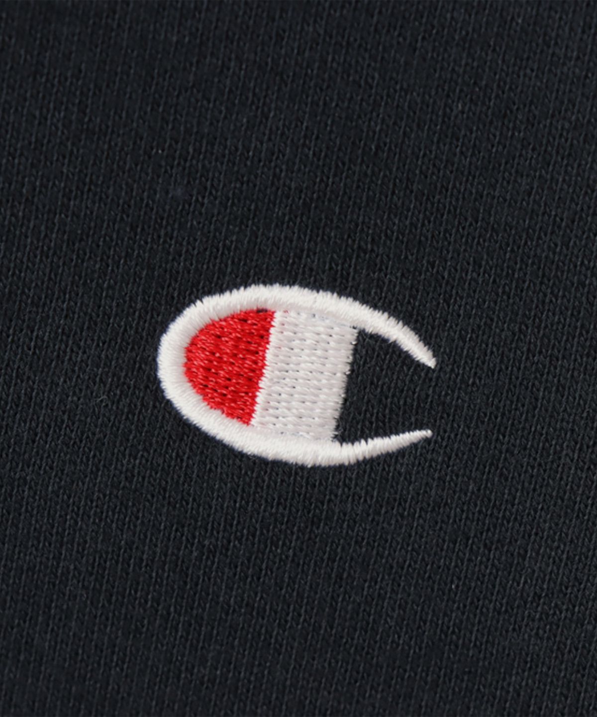 챔피온(CHAMPION) 베이직 C로고 레귤러핏 후드 집업 Navy
