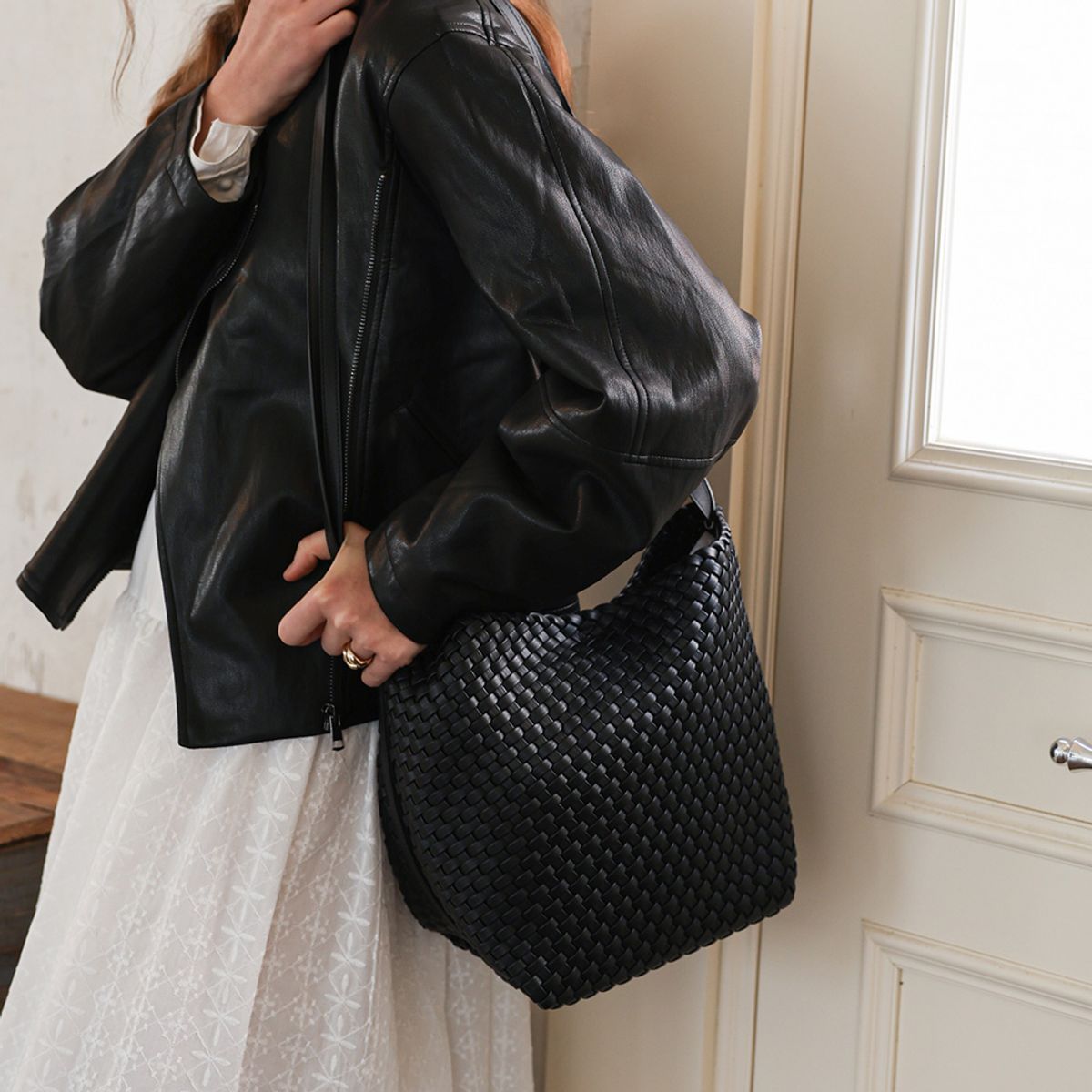 프라우드 마리(PROUD MARY) PM_Woven archive bag_2color