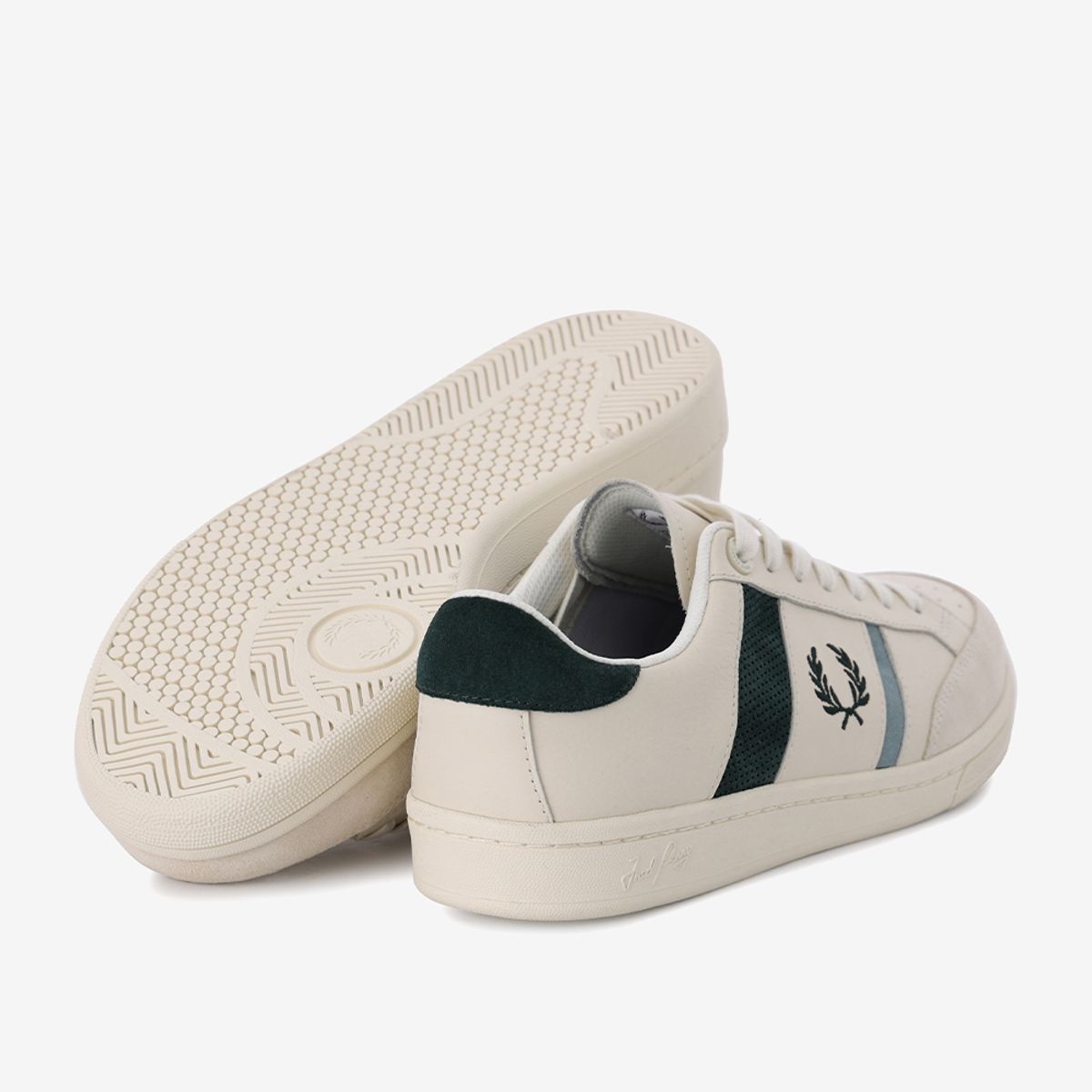 프레드페리(FRED PERRY) B725 레더/스웨이드 (560) SFPM2612310-560