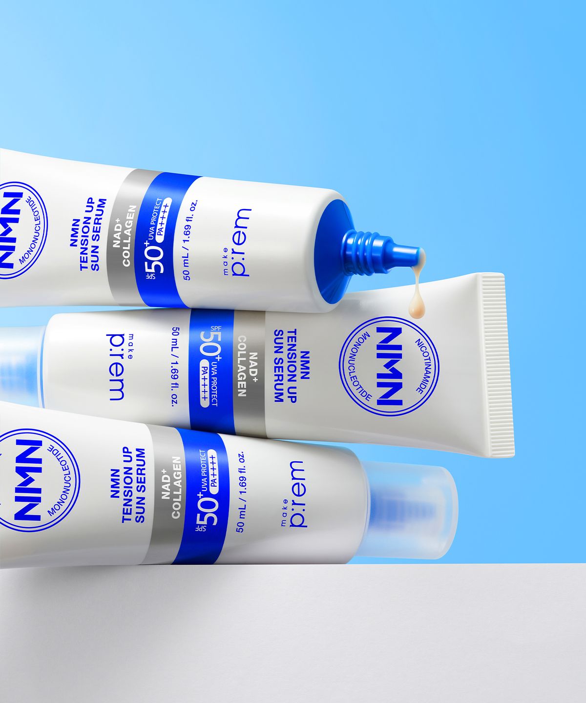 메이크프렘(MAKEPREM) NMN 엔엠엔 텐션 업 선 세럼 50ml