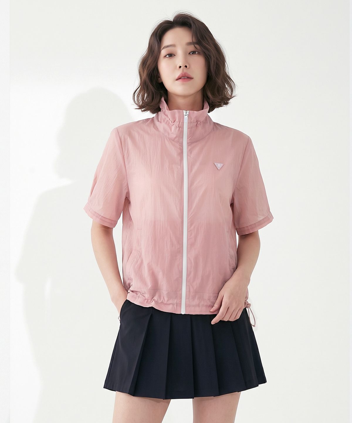 투엘라(2ELA) 여성 윈디블룸 초경량 시어 반팔 바람막이 자켓 4 Colors