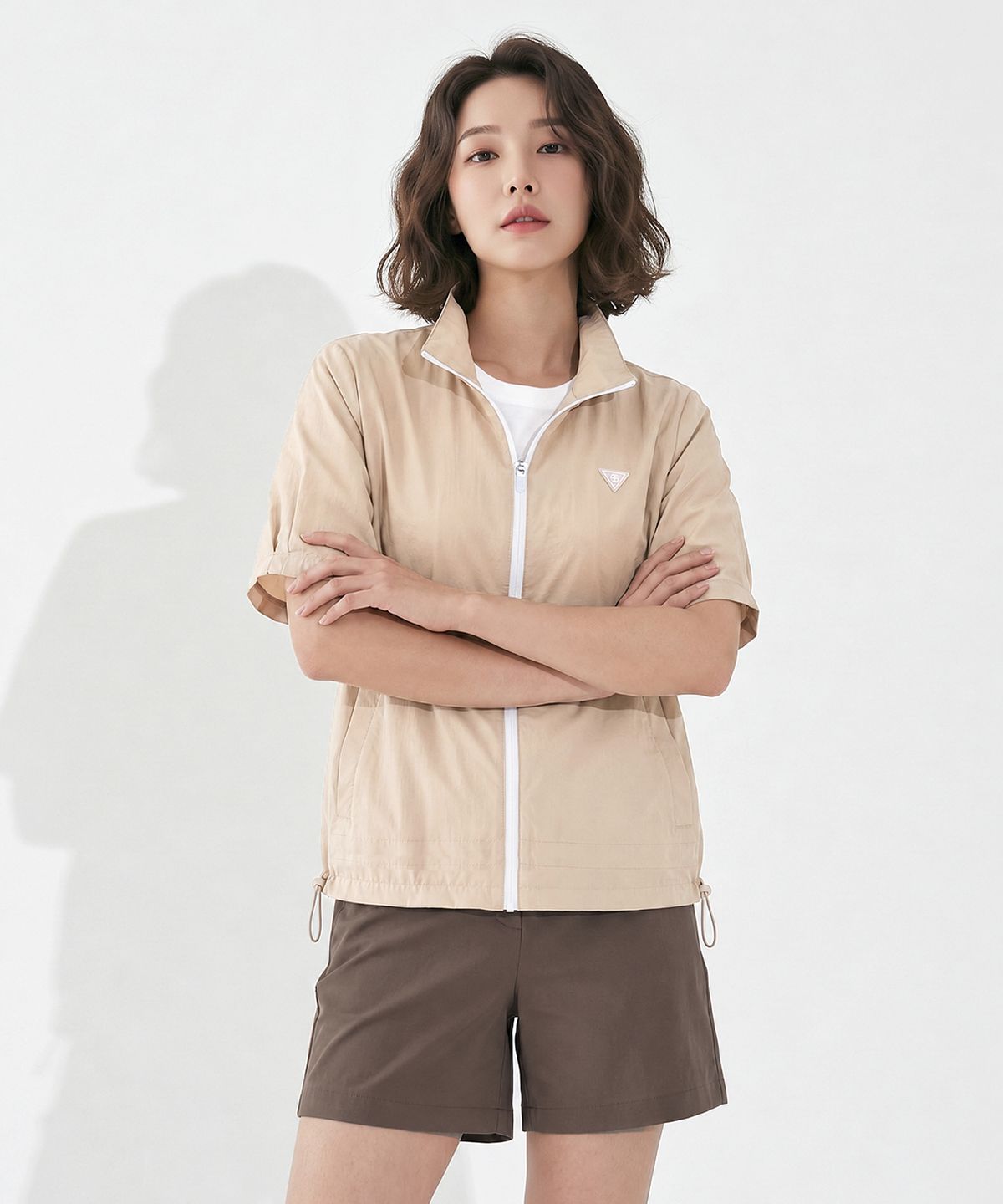 투엘라(2ELA) 여성 윈디블룸 초경량 시어 반팔 바람막이 자켓 4 Colors