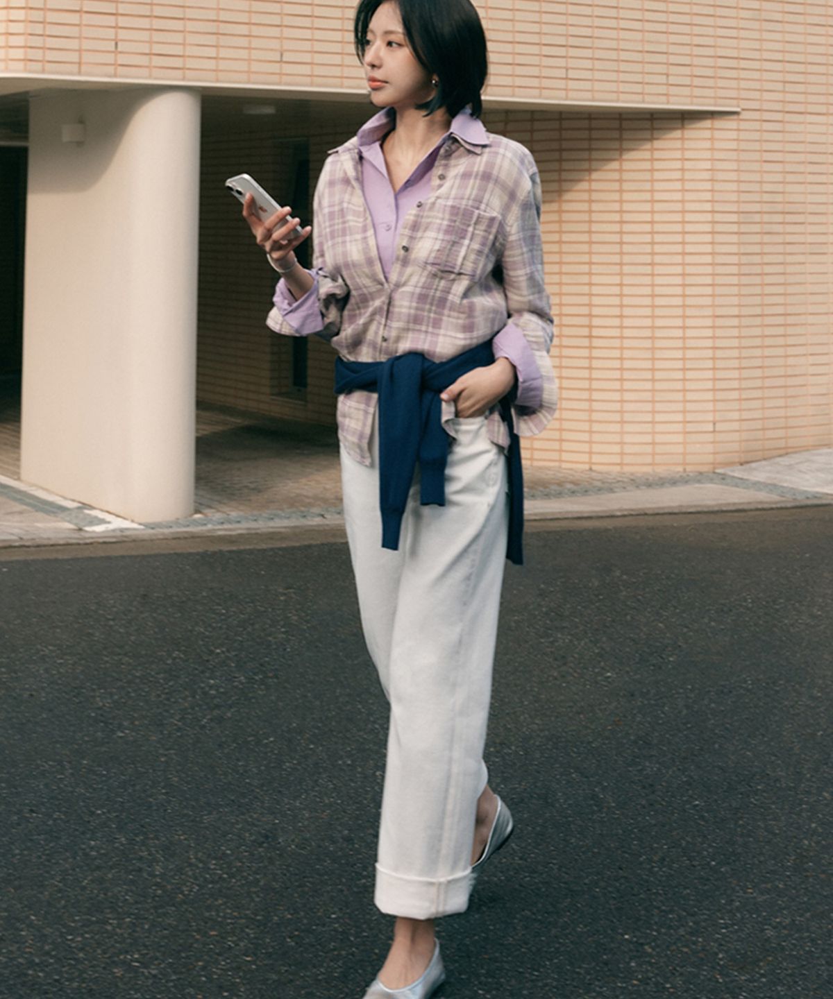 더엣지(THEATG) 씬 스트레이트 롤업 데님