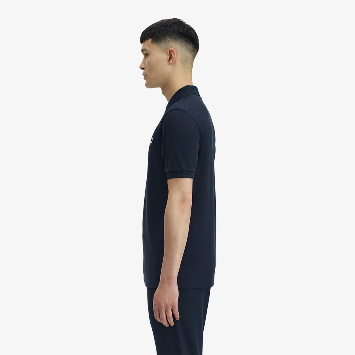 프레드페리(FRED PERRY) [M6000] 플레인 프레드페리 셔츠 - 네이비/화이트 M6000-608