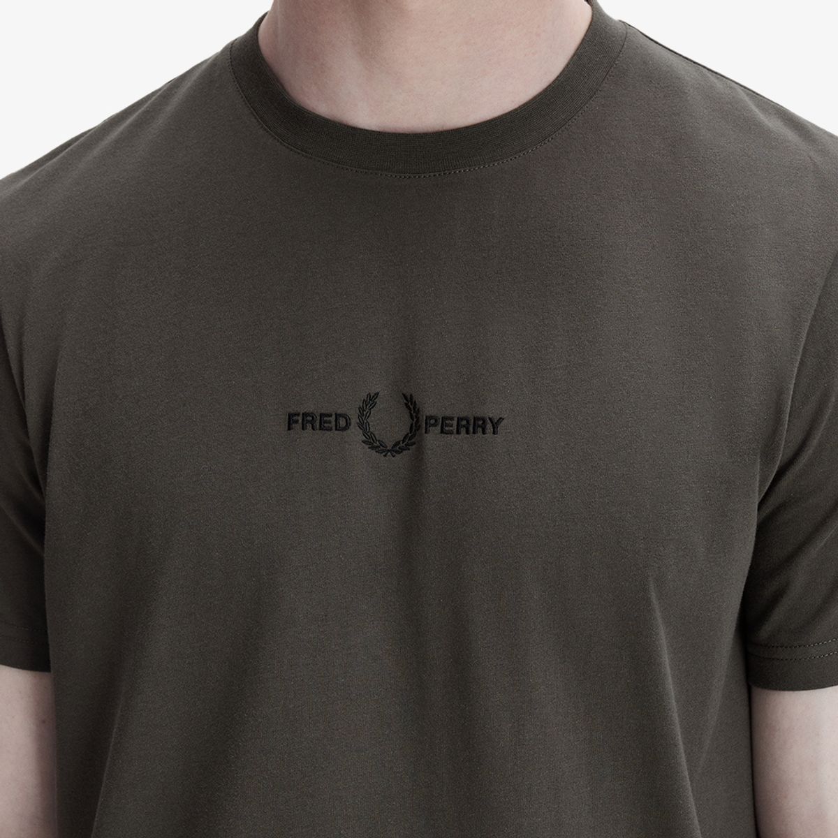 프레드페리(FRED PERRY) [Sport] 엠브로이더드 티셔츠 - 필드그린 AFPM2614580-148