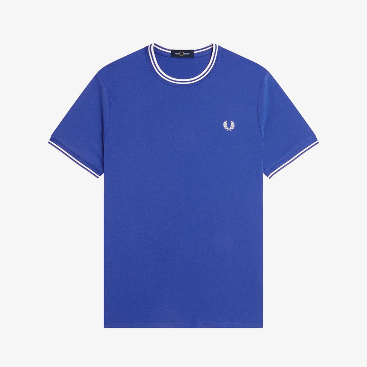 프레드페리(FRED PERRY) [Sharp] 트윈 팁 티셔츠 - 소호이클립스/스노우화이트 AFPM2611588-99A