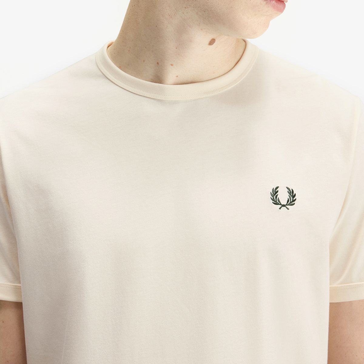 프레드페리(FRED PERRY) [Sport] 링어 티셔츠 - 에크루 AFPM2613519-30B