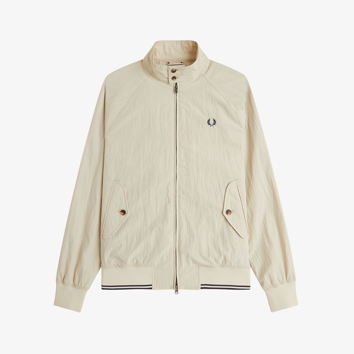 프레드페리(FRED PERRY) [Sport] 크링클 해링턴 재킷 - 오트밀 AFPM261J321-691