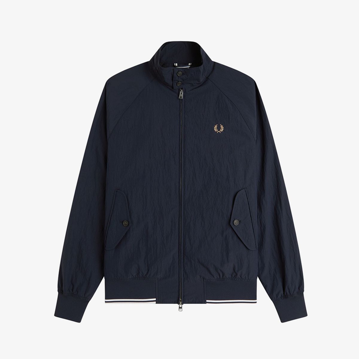 프레드페리(FRED PERRY) [Sport] 크링클 해링턴 재킷 - 네이비 AFPM261J321-608