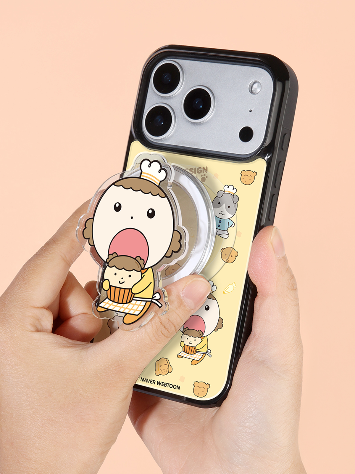 디자인스킨(DESIGNSKIN) [그래픽마켓] 맥세이프 글라스 그래픽 케이스-마루는 강쥐2