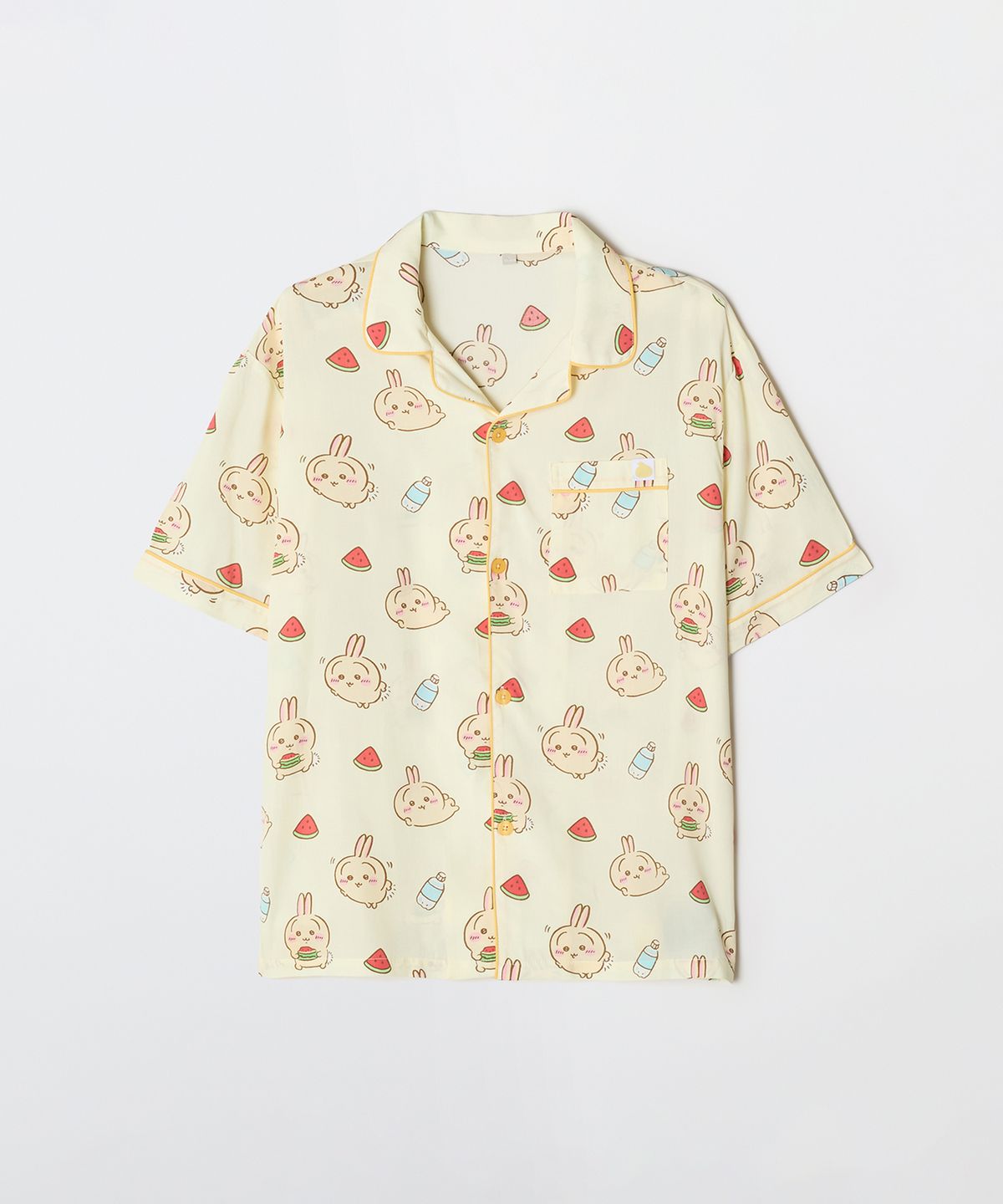스파오(SPAO) [먼작귀] 먼가 작고 귀여운 여름 반팔 파자마(YELLOW)_SPPPG25U05