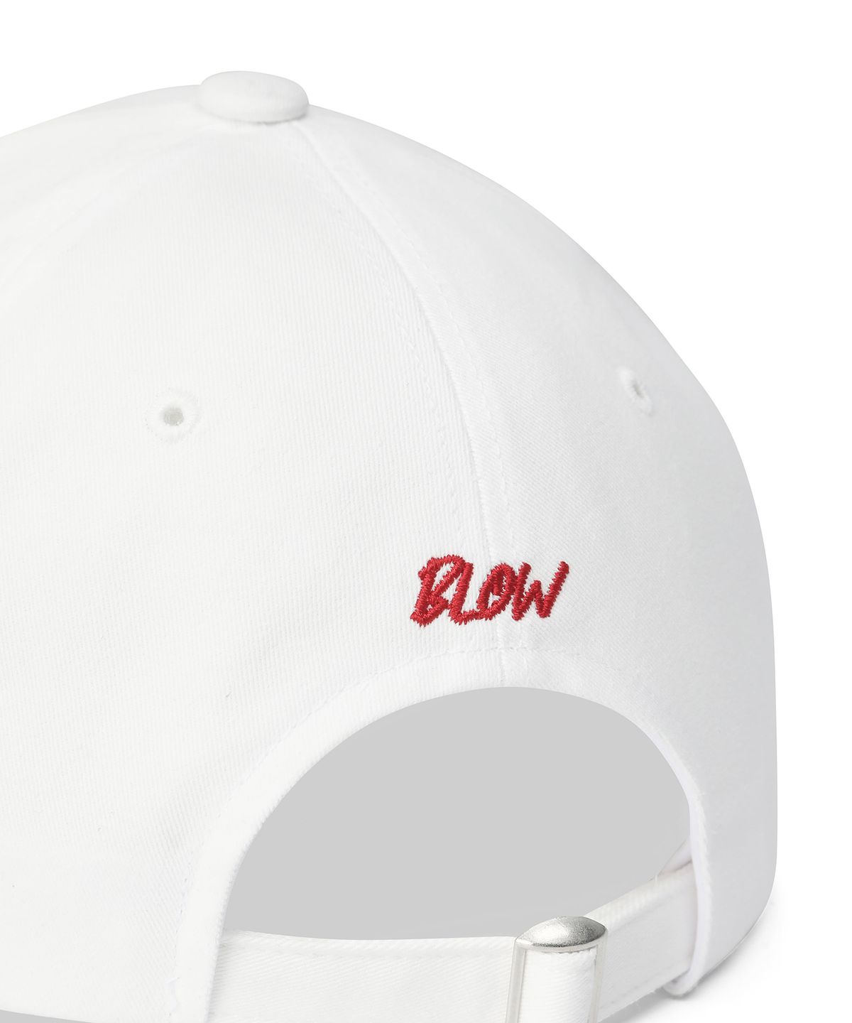 블로우(BLOW) Flowing Logo Ball Cap - White