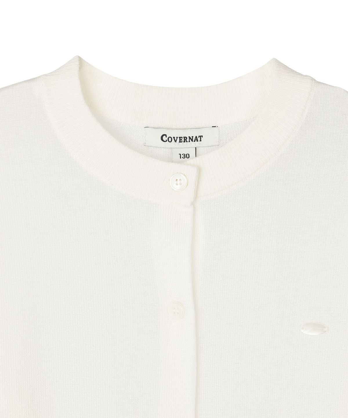 커버낫 키즈(COVERNAT KIDS) 라운드넥 니트 가디건 아이보리 CK2602CD64IV