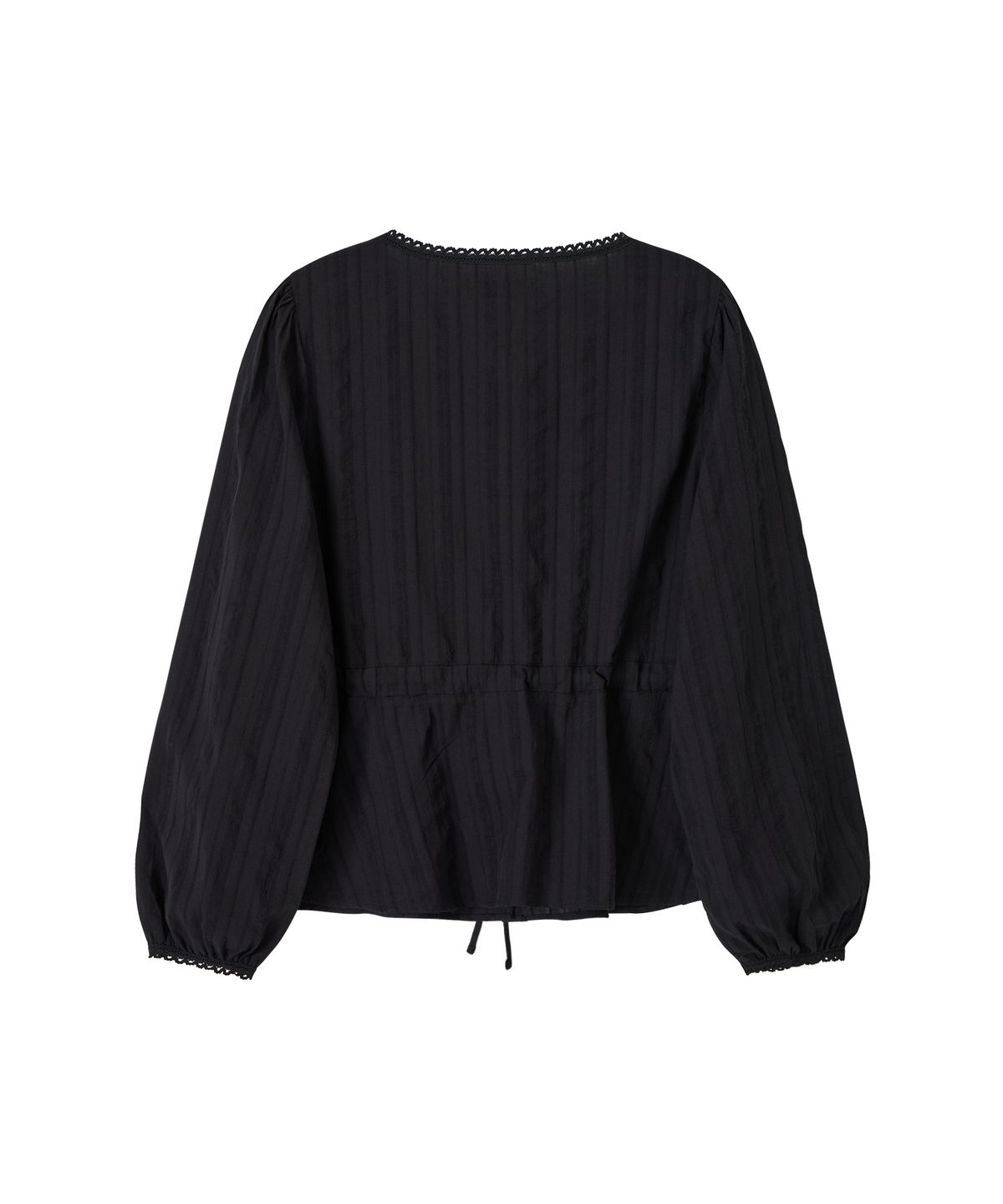 판도라핏(PANDORAFIT) Lace String Blouse (black)
