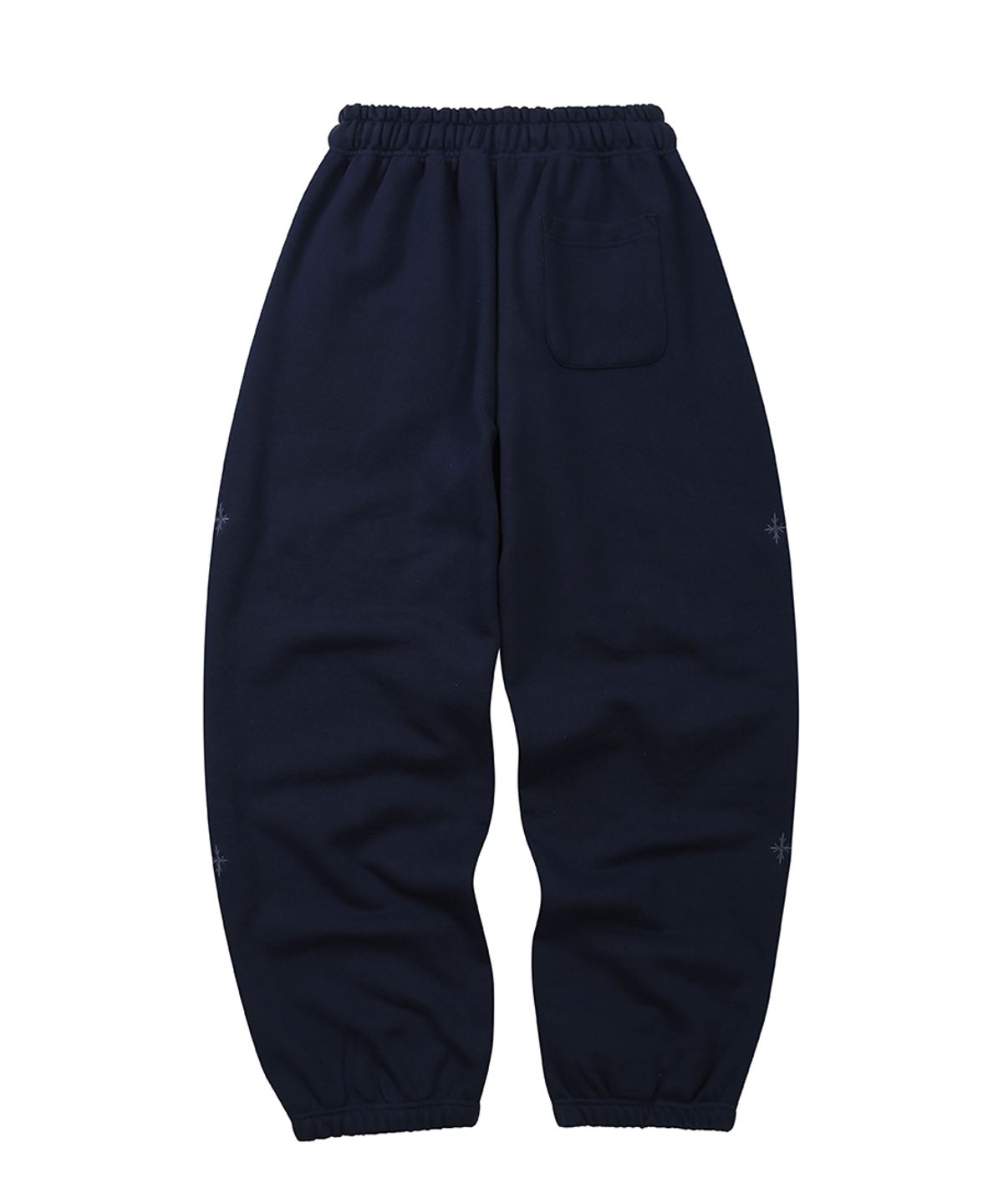 이이이알알알(EEERRR) ER waffle applique long sweat pants (Navy)