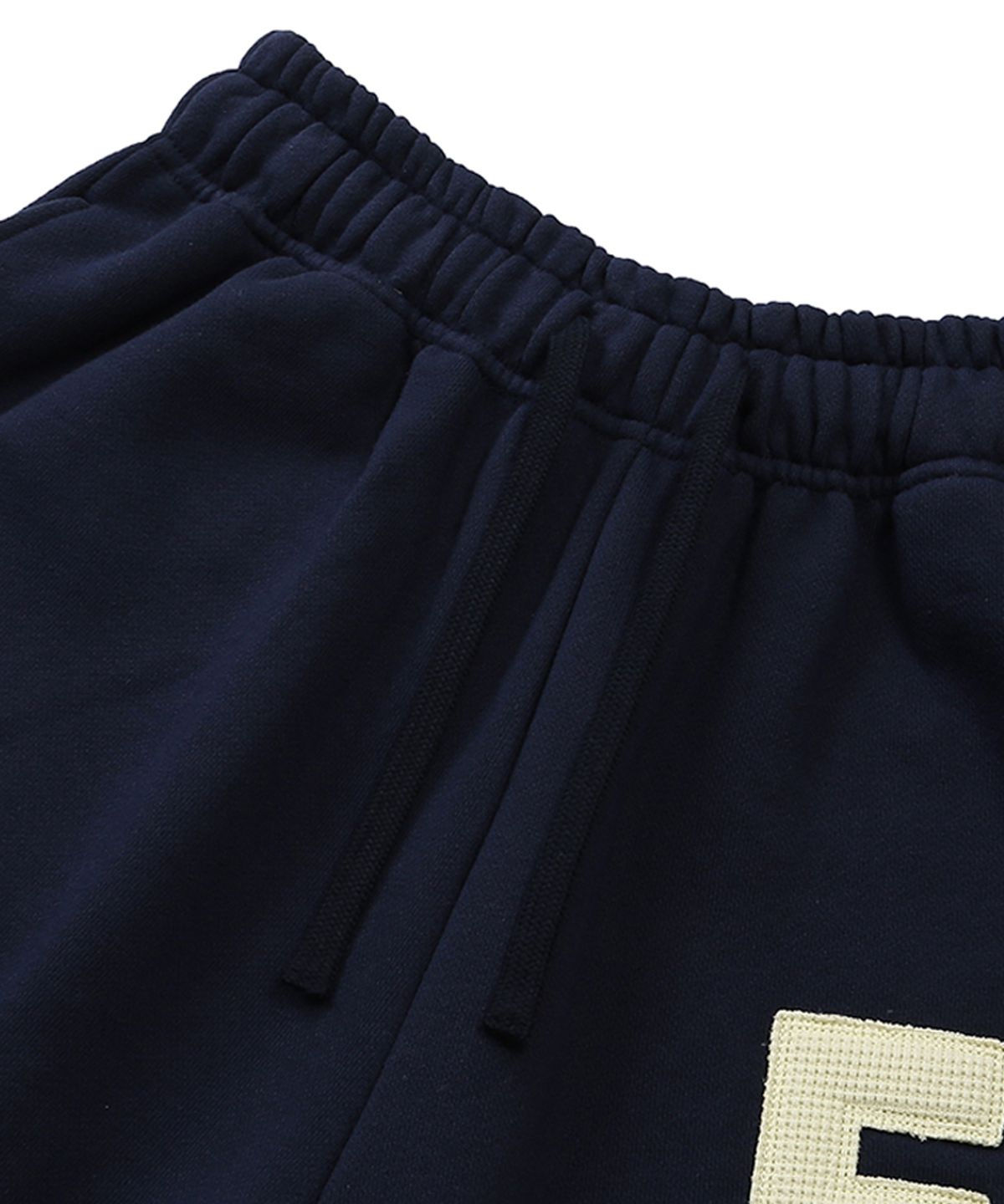 이이이알알알(EEERRR) ER waffle applique long sweat pants (Navy)