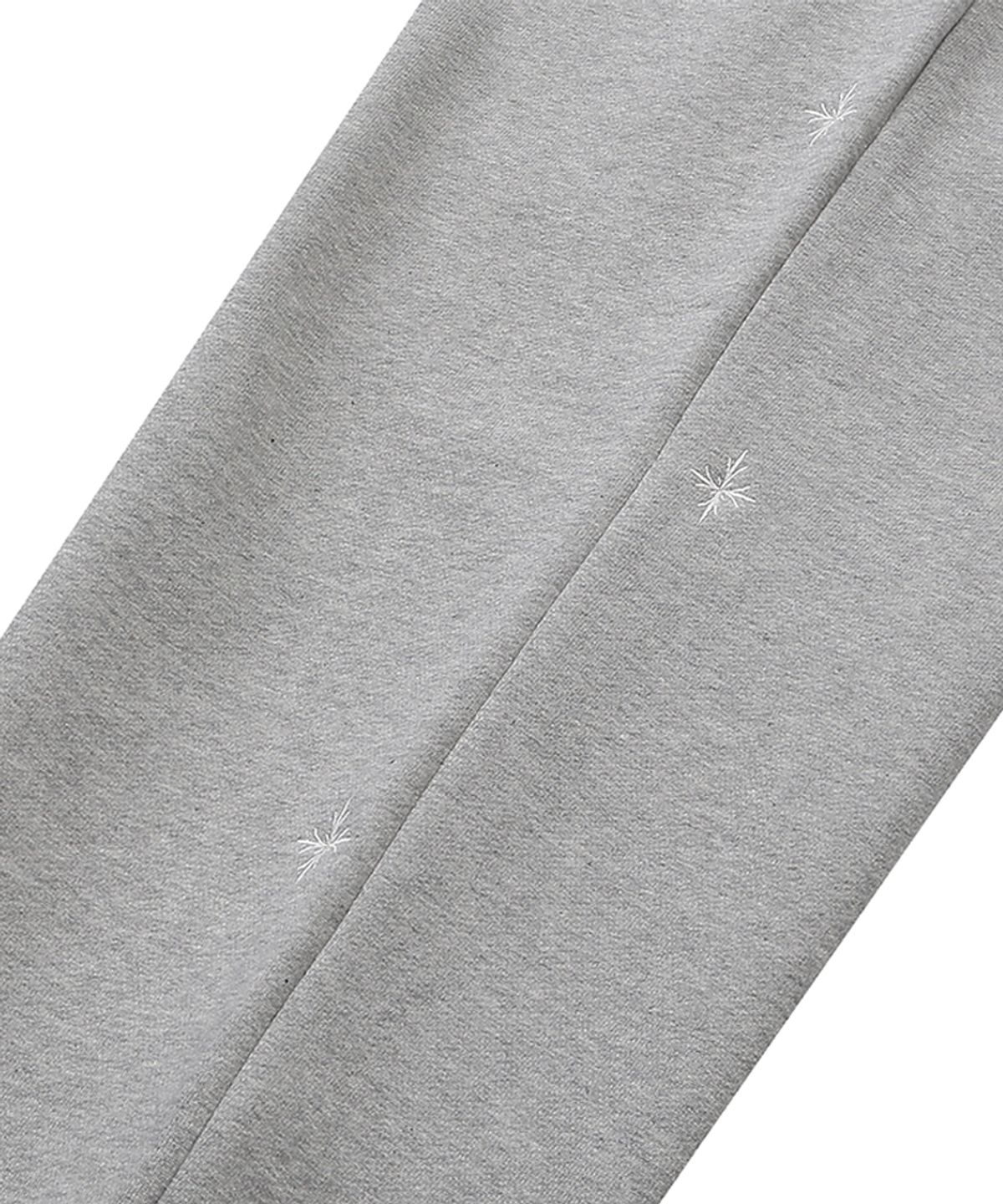 이이이알알알(EEERRR) ER waffle applique long sweat pants (Melange)