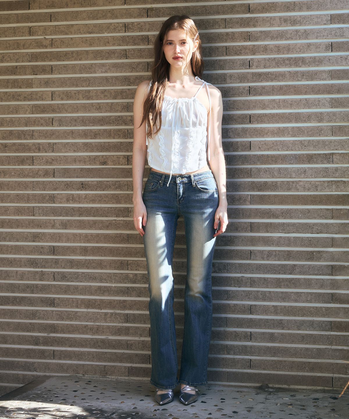 아리킴(ARIKIM) CIEL BOOTCUT DENIM PANTS / LIGHT BLUE