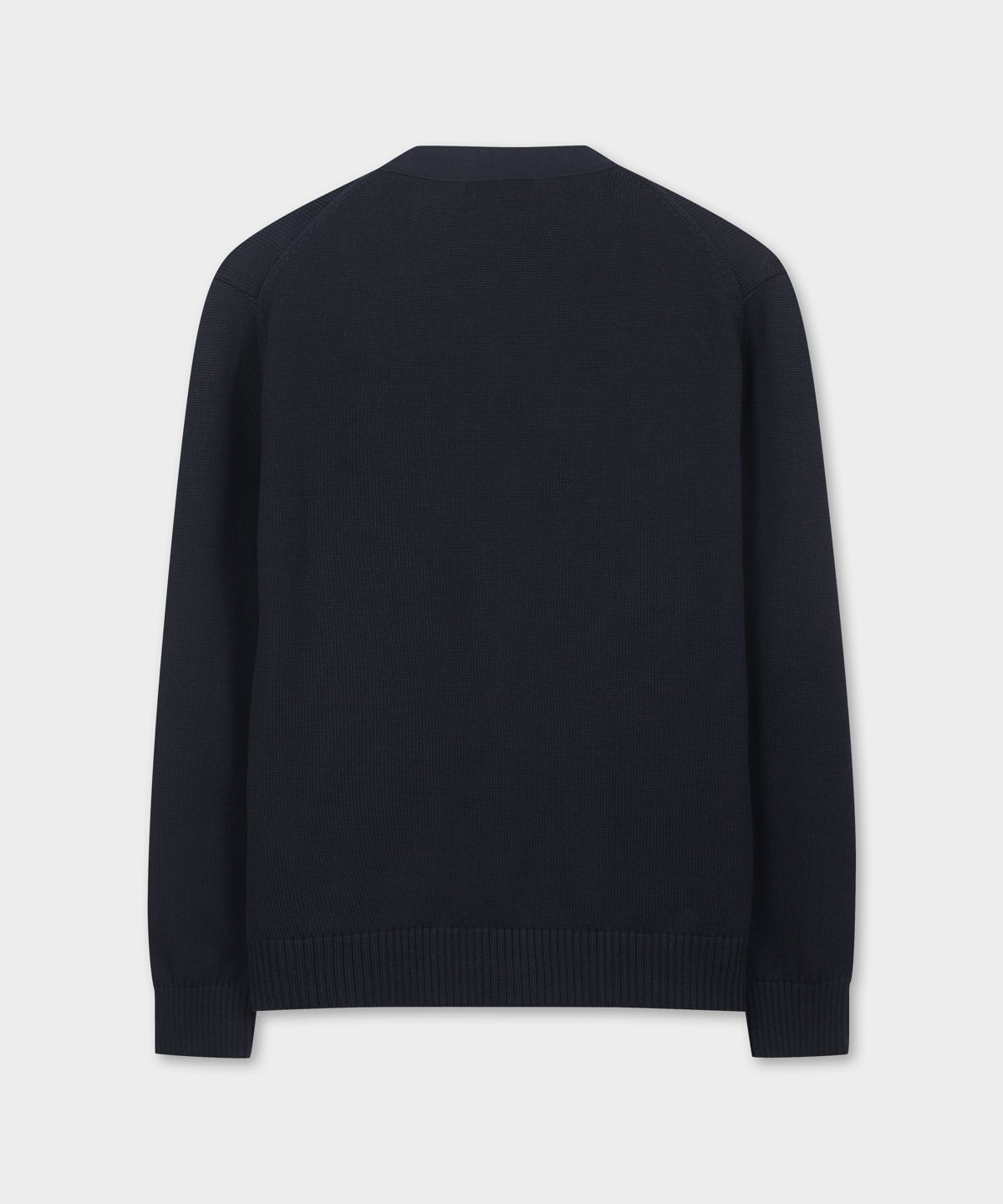 브룩스 브라더스(BROOKS BROTHERS) [Heritage] B로고 와펜 가디건 (네이비) (BBWCMHG152)