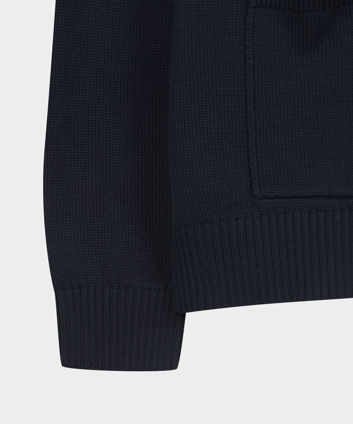 브룩스 브라더스(BROOKS BROTHERS) [Heritage] B로고 와펜 가디건 (네이비) (BBWCMHG152)
