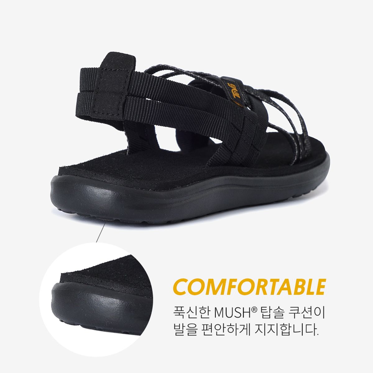 테바(TEVA) 여성 보야 스트래피 (HBK) STVF2619271-HBK