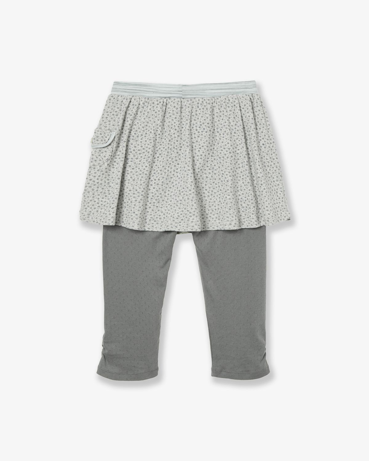 에이이에이이(AEAE) FLOWER SKIRT LEGGINGS [GREY]
