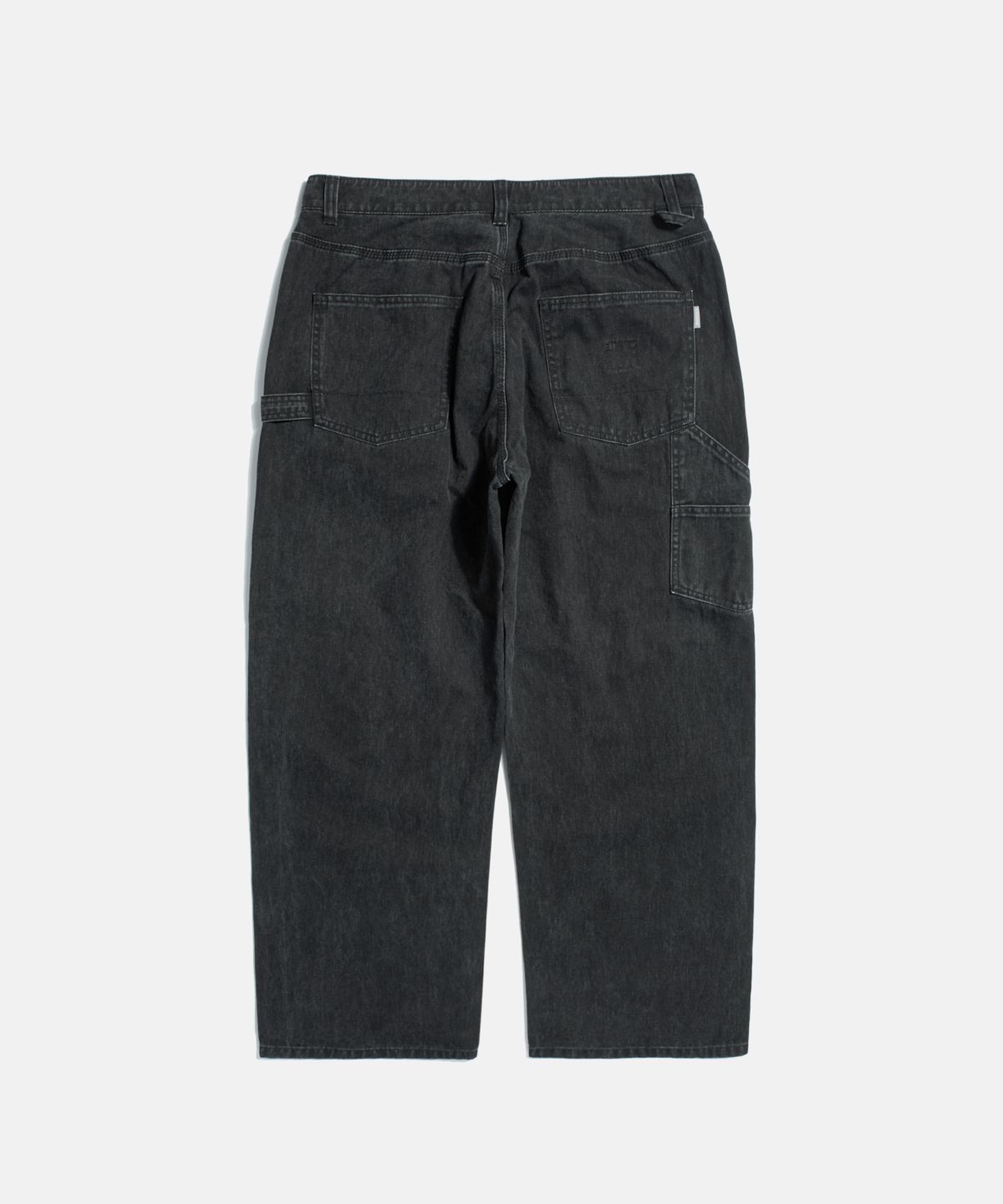 에스피오나지(ESPIONAGE) Vintage Cotton Painter Pants Washed Black