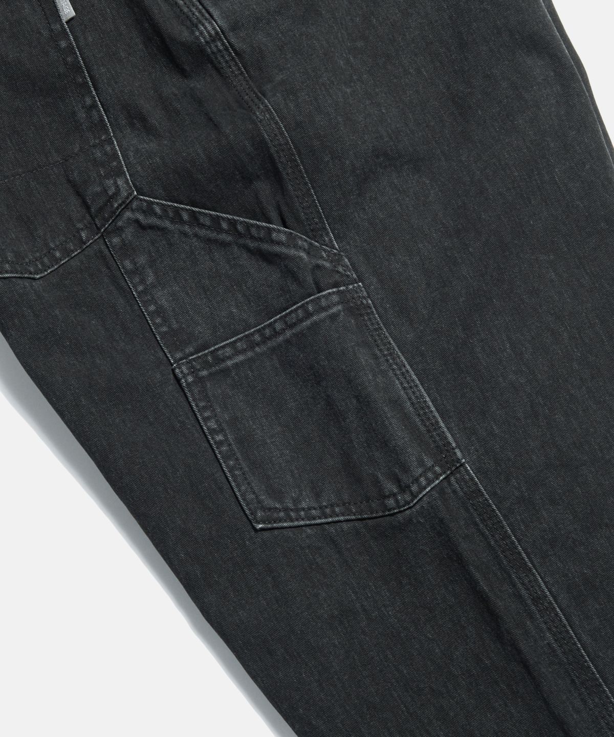 에스피오나지(ESPIONAGE) Vintage Cotton Painter Pants Washed Black