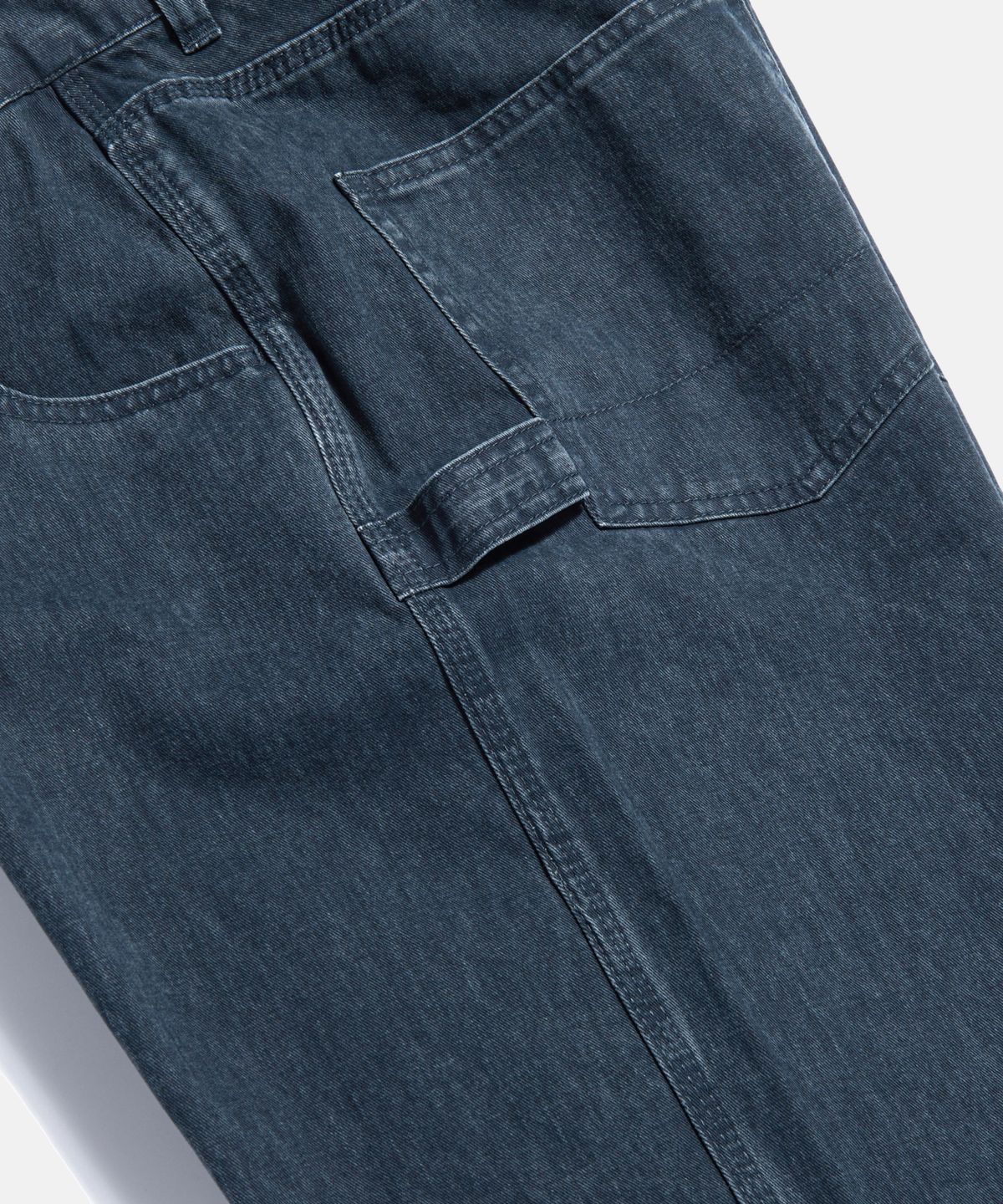 에스피오나지(ESPIONAGE) Vintage Cotton Painter Pants Washed Navy