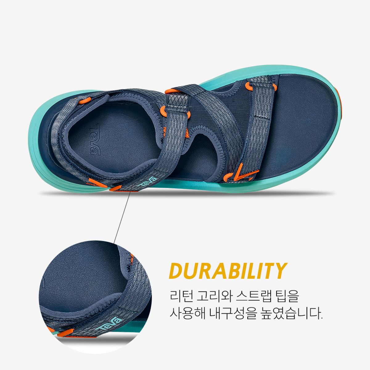 테바(TEVA) 남성 아벤트레일 R2T 러닝샌들 (NYB) STVM2612830-NYB
