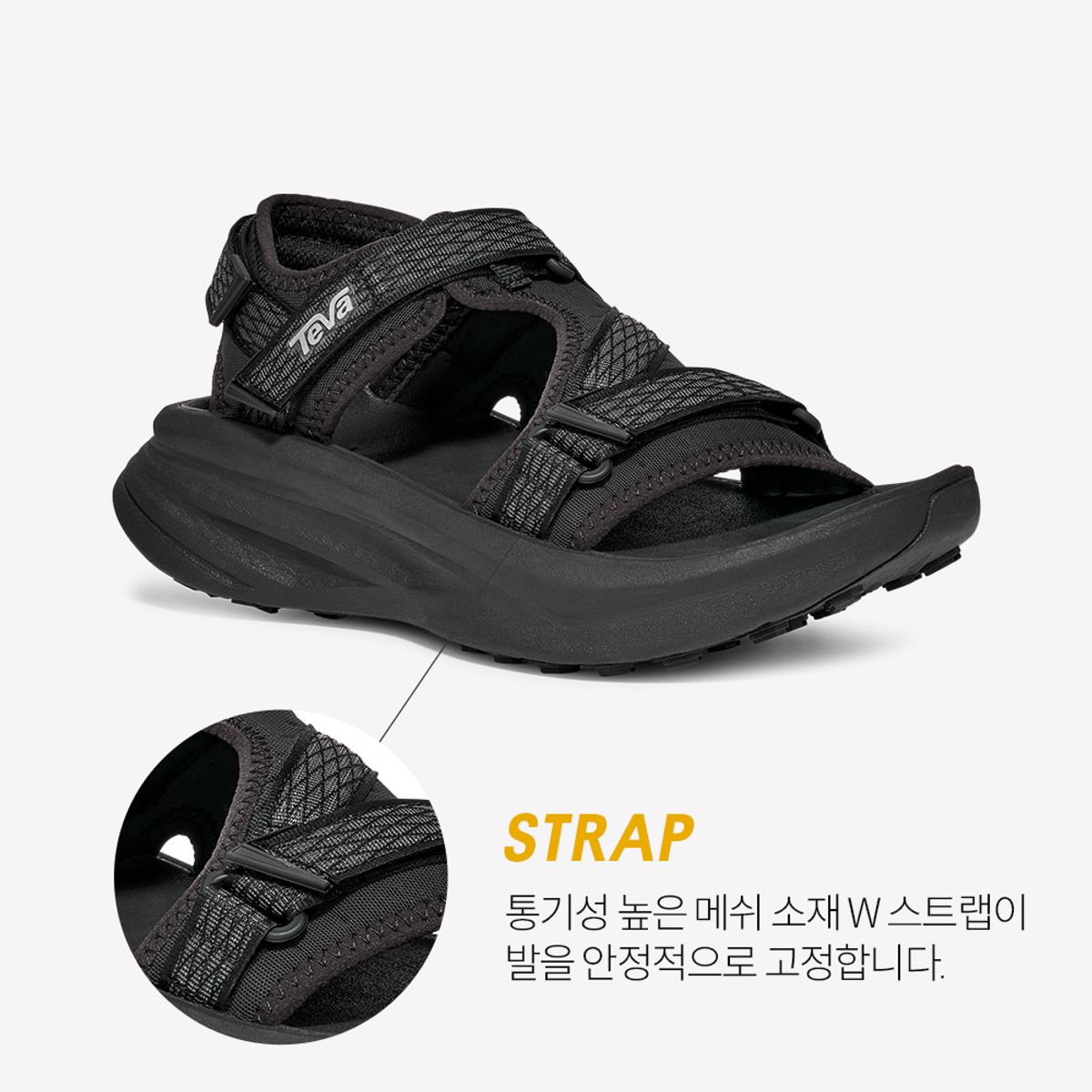 테바(TEVA) 남성 아벤트레일 R2T 러닝샌들 (BCB) STVM2612830-BCB