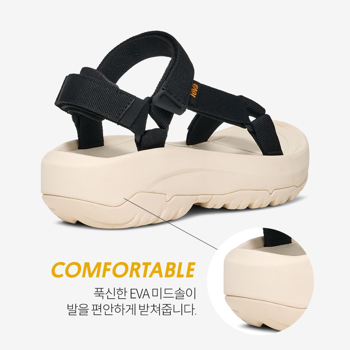 테바(TEVA) 여성 허리케인 XLT2 앰프솔 (BKW) STVF2611270-BKW